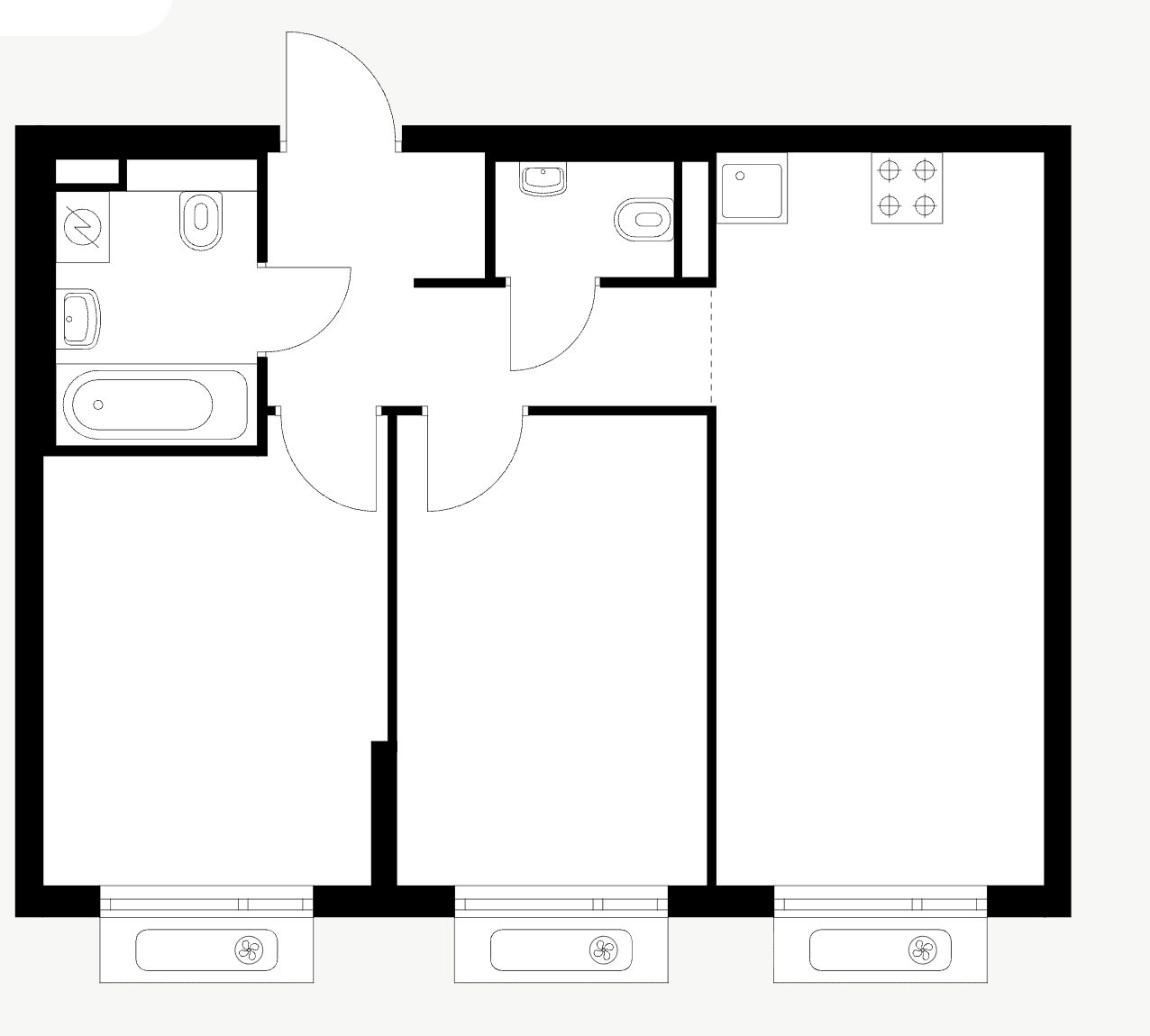 A 2D floor plan — the kind of file you upload to Decato